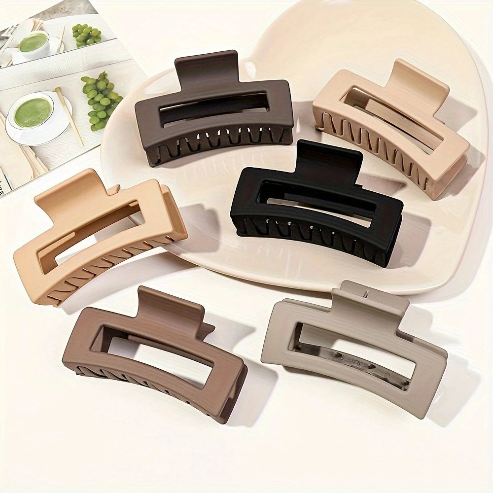 6 Pcs 3.4 Inch Big Hair Claw Clips
